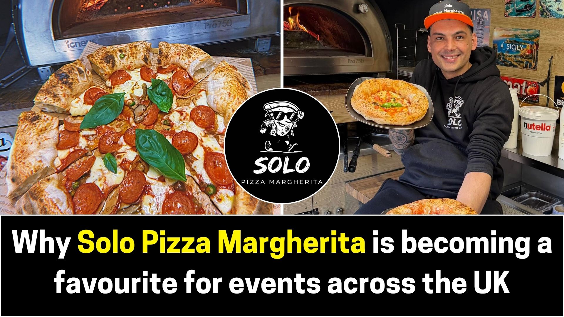 Why Solo Pizza Margherita is becoming a favourite for events across the UK